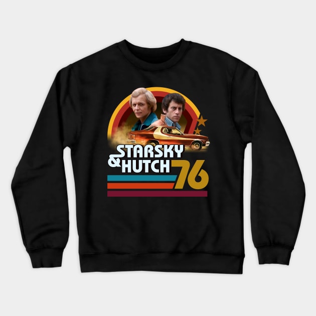 Starsky and hutch Crewneck Sweatshirt by Trazzo